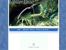 Tablet Screenshot of lobsterlasso.com